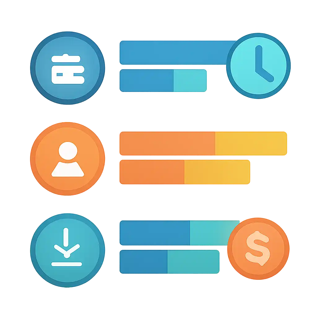 Infographic comparing options using coloured bars and, Holy Rummy Withdrawal Process and Timelines