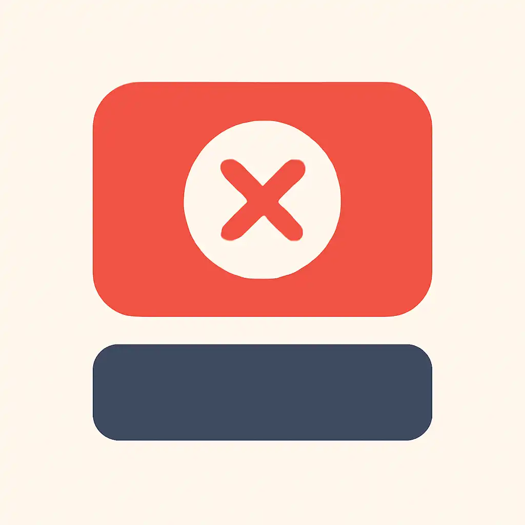 Close-up of button or form field for failed transactions, Holy Rummy