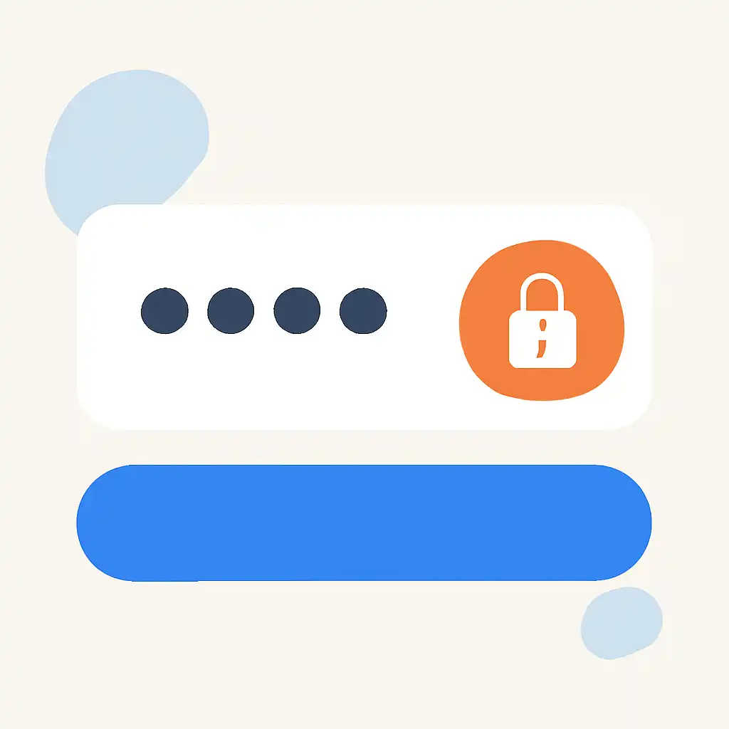 Close-up of button or form field for password reset, Holy Rummy