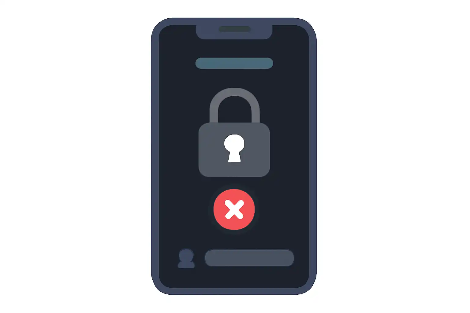 Detail screen: account locked, mobile screen, Holy Rummy